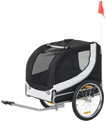 PawHut Folding Dog Bike Trailer