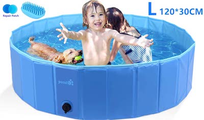 Pecute Paddling Pool for Dogs