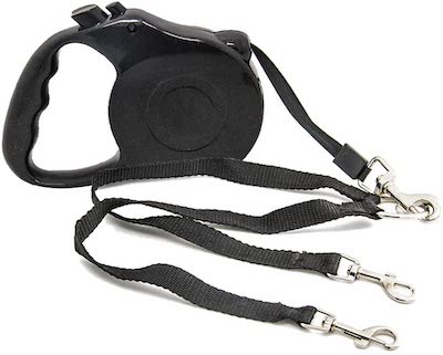 Tinya Mall Retractable Dog Lead With Adjustable Double Dog Leash 