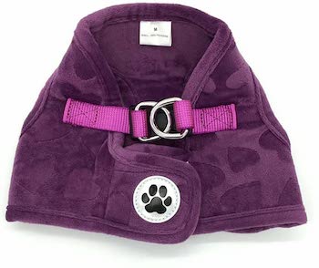 Purple Lovely Heart my Dog Harness