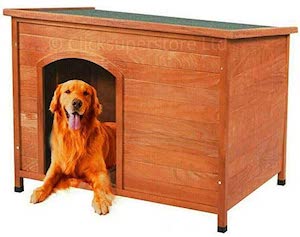 Click Large Outdoor Wooden Dog Kennel  Click Dog House Large