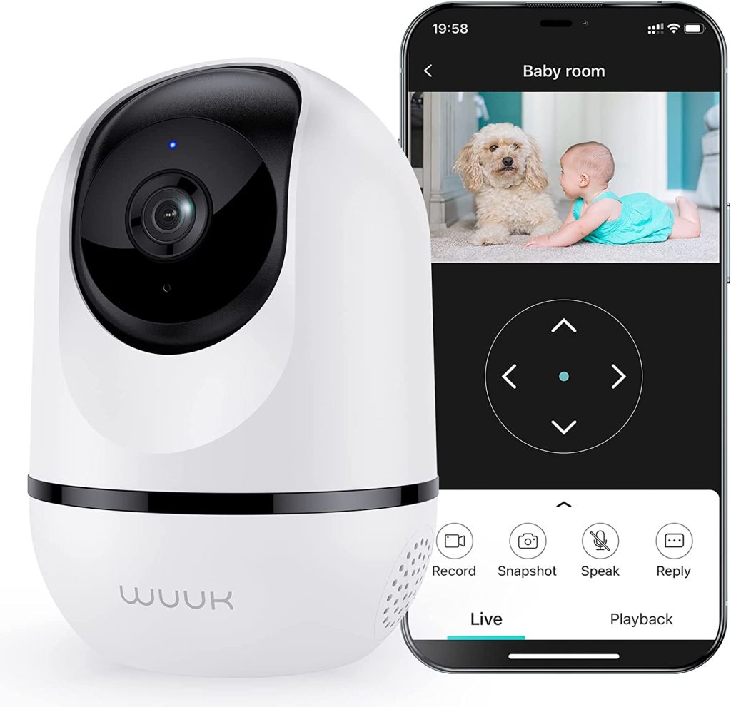 WUUK Pan Tilt Pet Camera