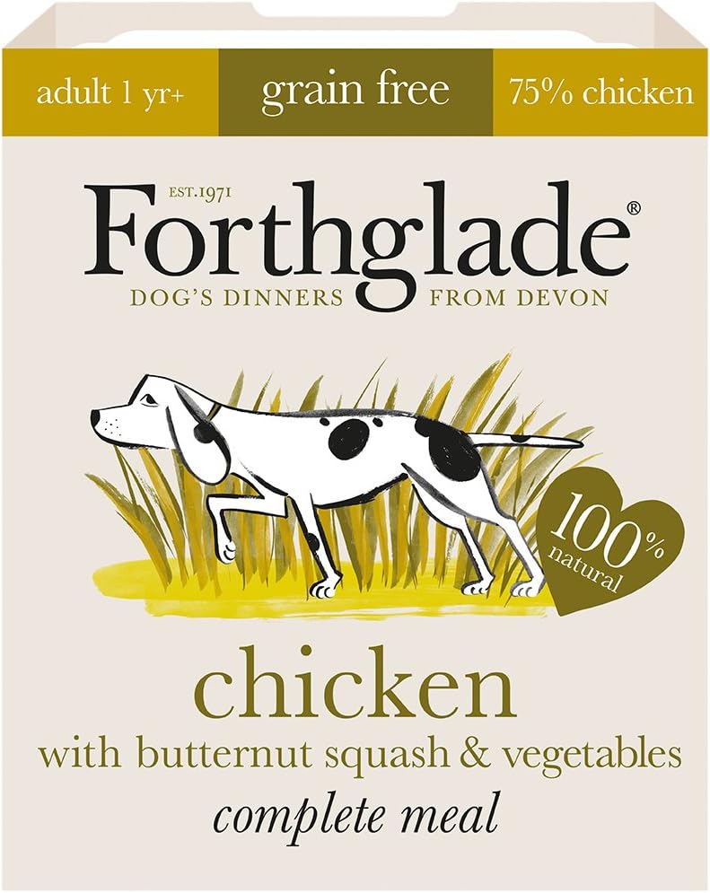 Forthglade Adult 1 Yr+ Chicken with Butternut Squash & Vegetables Complete Meal